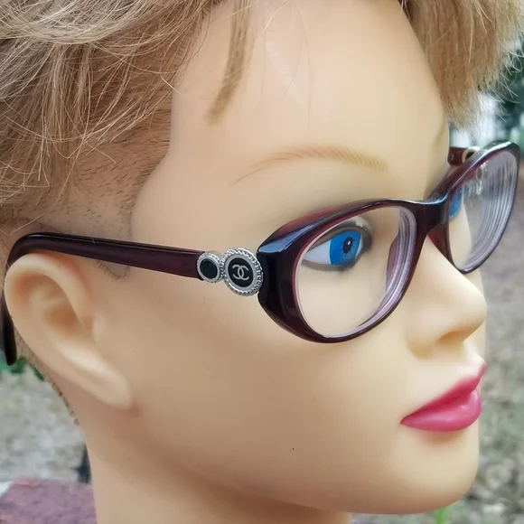 Amazing looking Authentic Chanel CC eyeglasses Frames - Picture 6 of 16